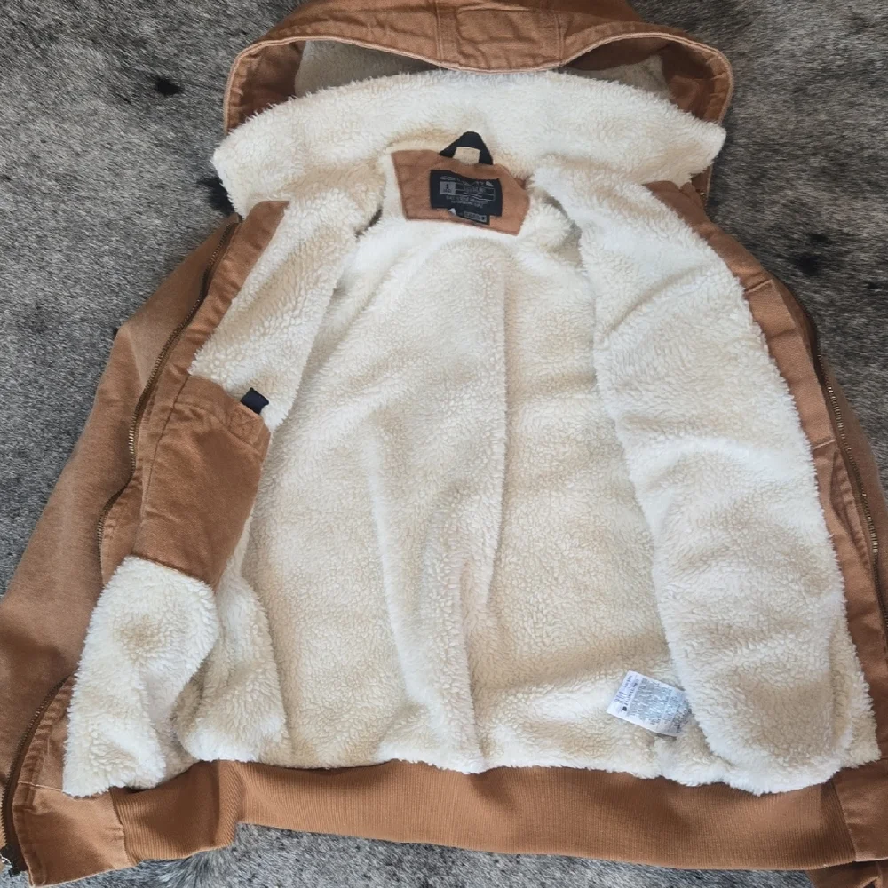 Carhartt Womens Small Weathered Wildwood Duck Jacket - Picture 5 of 10